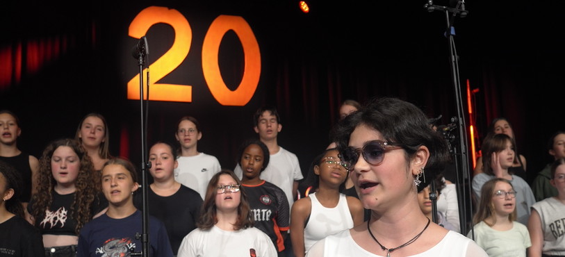 Répétition générale du concert du 20ᵉ anniversaire du Chœur du Collège de Delémont
